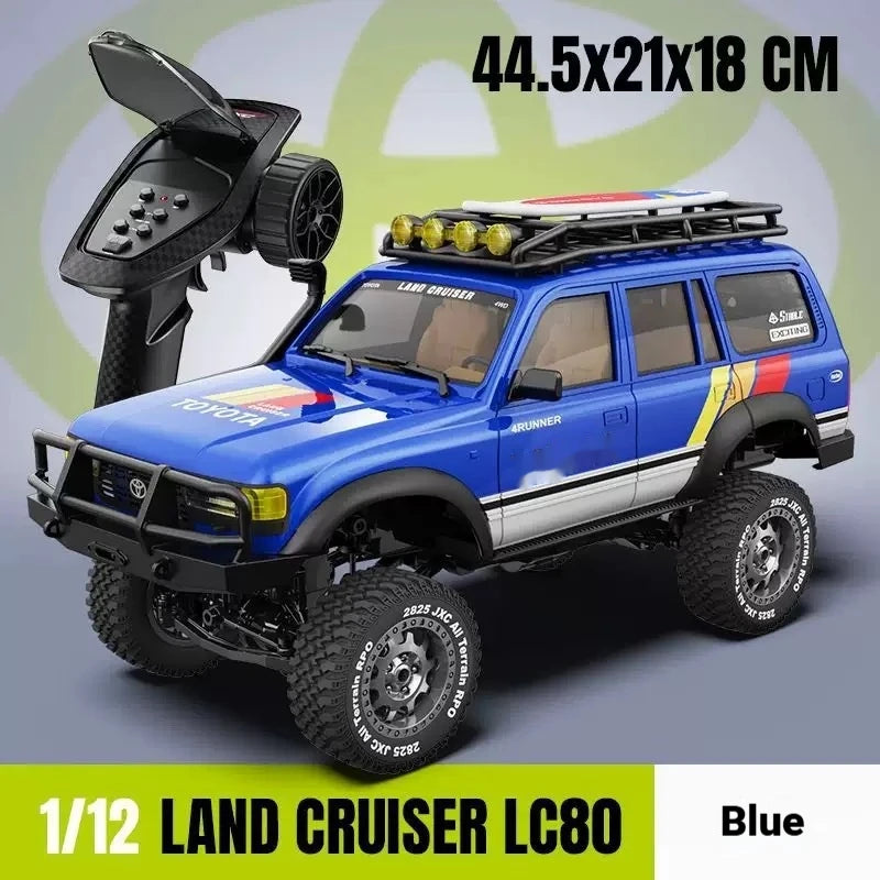 JXC 1/12 Full Scale Lc80 Rc Crawler Cruiser Remote Control Off Road Climbing Car With Light System For Hobby Users