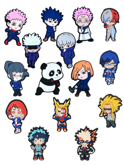 Cartoon Characters Hot Selling Anime Shoe Charms Accessories Decorations PVC Classic Clog Buckle for Kids Party Christmas Gifts