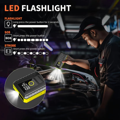SUKIN Jump Starter Car Battery Multi functional Power Bank For Auto/Motorcycle Booster Para Carros avviatore batteria per auto