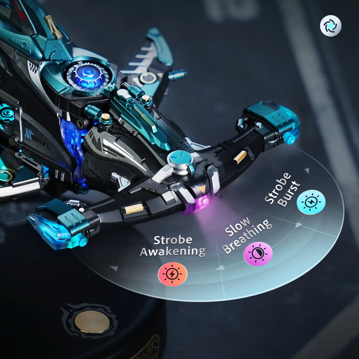 ROBOTIME Rokr Hammerhead Shark Model 3D Puzzle with Gear Drive Cool Tech Decor Unique Birthday Gift for Boys Men