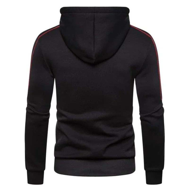 Autumn Winter Male Daily Casual Warm Fashion Hoodies CCCP Printed Men's Zipper Coats High Quality Hooded Long Sleeve Jacket