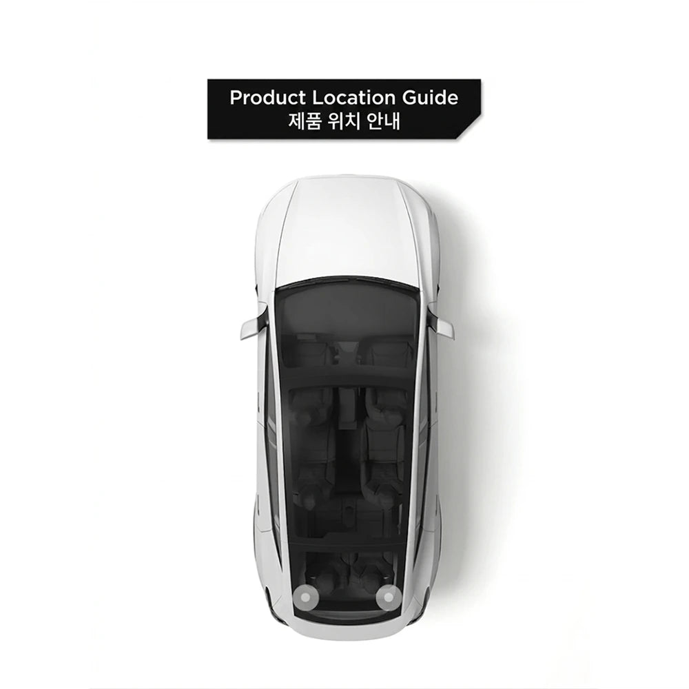 Trunk Side Storage Box Space Optimization Corrosion Resistant TPE Organizer Bins with Lids 1 Pair 2026 Tesla Model Y L LWB Trunk