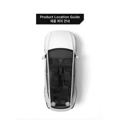 Trunk Side Storage Box Space Optimization Corrosion Resistant TPE Organizer Bins with Lids 1 Pair 2026 Tesla Model Y L LWB Trunk