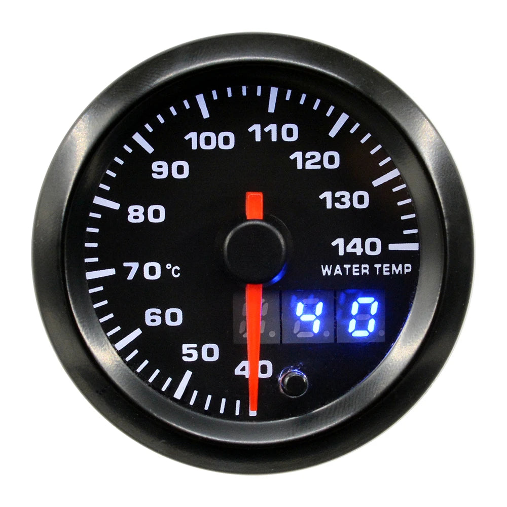 Dragon 52mm Car 7 Colors LED   Dual Display Boost Water Oil Temp Pressure Meter Volt Air Fuel Ratio EGT Gas Tachometer RPM Gauge