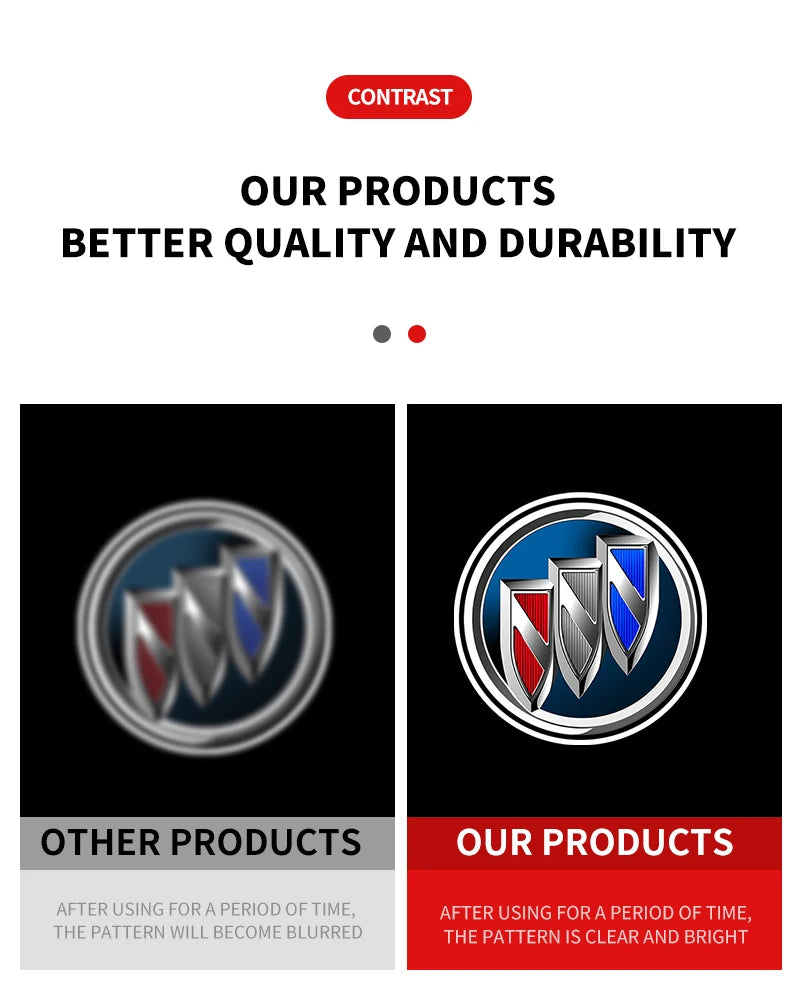 For Buick Regal 2009-2014 Lacrosse 2010-2020 Encore 2014-2016 Led Car Door Logo Welcome Shadow Light Laser Projector Ghost lamp