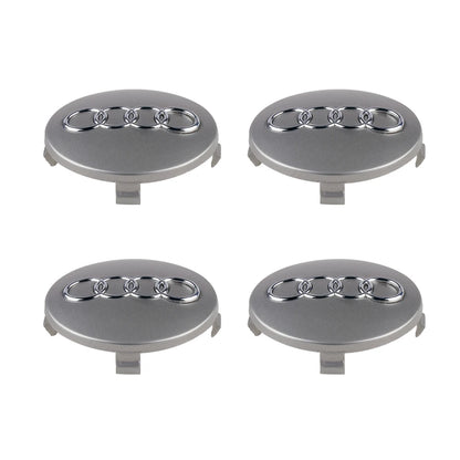 4PCS 59mm Car Wheel Center Hub Caps Replacement Hubcap Tire Rim Decoration Covers For Audi A1 B6 B7 A3 B8 A5 A4 A6 C5 C6 8P B5