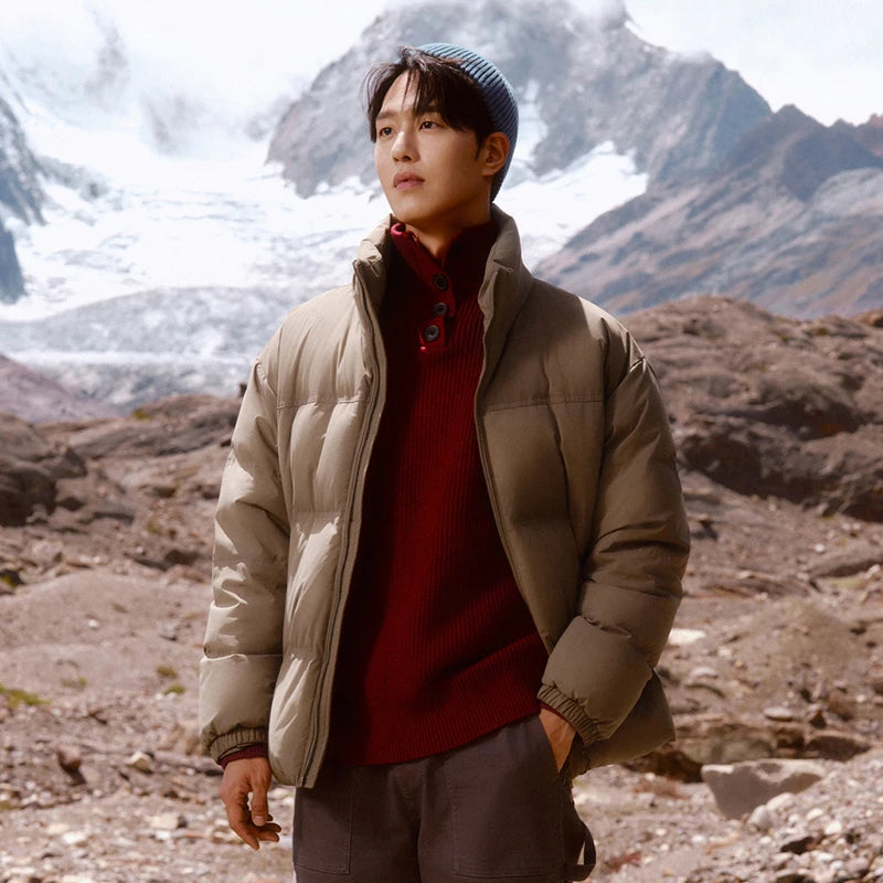 Semir Down Jacket Men Women 2024 New Winter Windproof Waterproof Outerwear Couple Puffer Jacket Cold-Proof Clothing