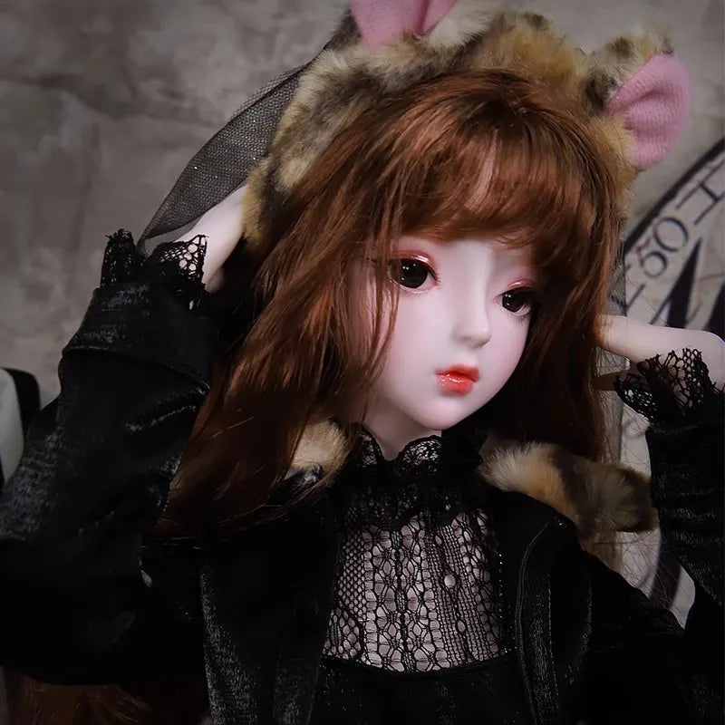 Special Price DBS Doll 1/3 BJD Mechanical Joint Body With Makeup Including Hair Eyes Clothes 62cm Height Girls Dream Fairy