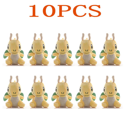 10pcs Pokemon Official Plush Toy - Charmander, Squirtle, Pikachu Plush, Bulbasaur Stuffed Animal Toy, Pokemon Doll Birthday Gift