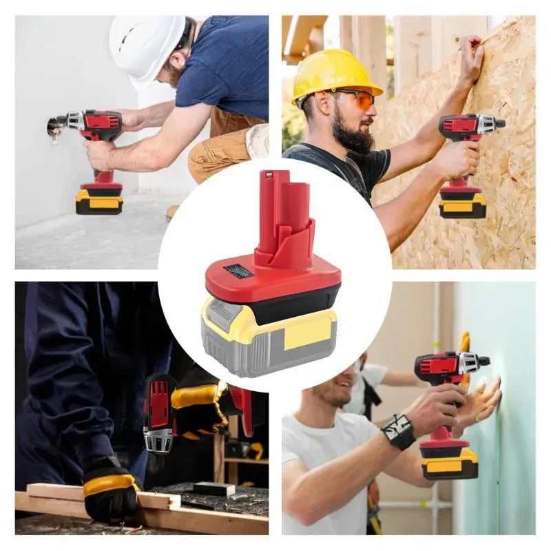 DM20M12 MT18M12 Adapter for Milwaukee/DeWalt/Makita 18V/20V Lithium Batteries Converting To for Milwaukee M12 12V Battery Tools