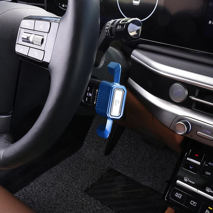 For Hyundai Santa FE/ Tucson /Kona /Sonata 2024-2026 Aluminum Steering Wheel Gear Shift Knob Assistor Button Cover Accessories