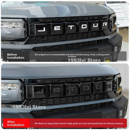 For Chery Jetour Traveller T2 Styling Plastic Rear Emblem Front Grille Badge High-end Decals Auto Exterior Decoration