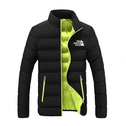 2024 Men's Cotton Clothing Fashion Brand Jacket Sports Bicycle Printed Street Warm Business Casual Top New Style