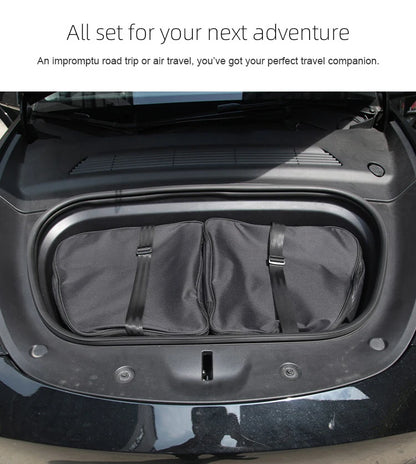 For Tesl Model 3 Y YL Juniper Highland 2025-2020 2026 Frunk Cooler Organizer Insulation Bag Front Trunk Storage Outdoor