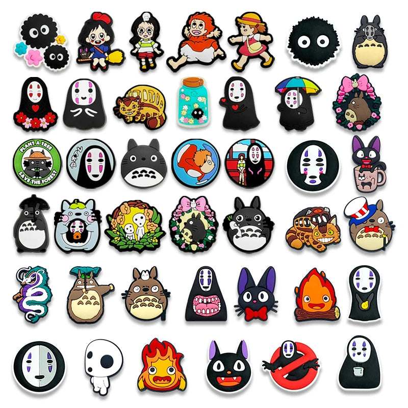 Japanese Cute Beast High-Quality Shoes Charms DIY PVC Shoe bag Accessories For Wristband Pendant Decoration Xmas Gifts