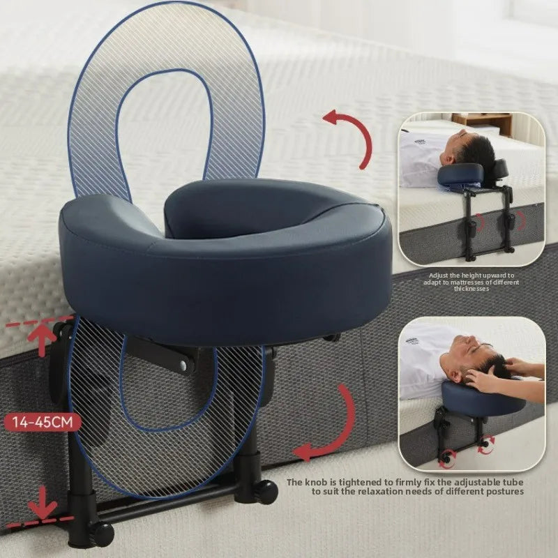 Massage Head Rest Kit for Bed Mattress with Memory Foam Face Down Pillow for Salon SPA Massage