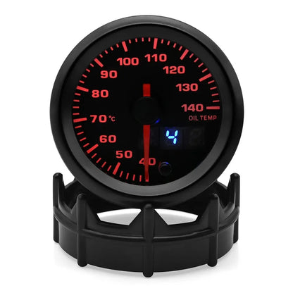 2" 52mm 7 Color LED Dual Display Gauge Boost PSI Boost BAR Water / Oil Temp Oil Pressure Voltmeter Air Fuel Ratio EGT Tachometer