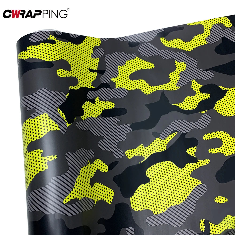 Vinyl Wrap Car Sticker Camouflage Film External Car Stickers Auto Outdoor Accessories Motorcycle Helmets Vehicle Decoration Foil