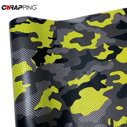 Vinyl Wrap Car Sticker Camouflage Film External Car Stickers Auto Outdoor Accessories Motorcycle Helmets Vehicle Decoration Foil