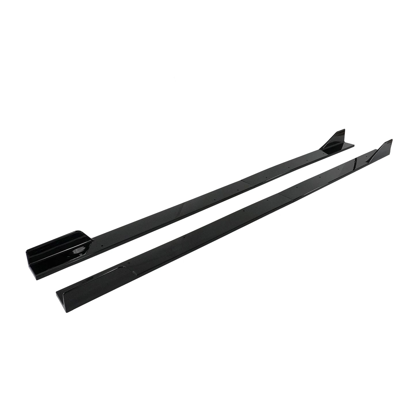 For Lexus Is300 Is350 Is500 2021-2025 A Pair of Car Side Skirt Extension Parts Accessories Matte Black Carbon Fiber Style