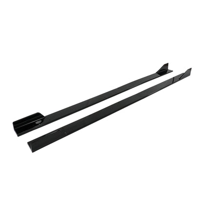 For Lexus Is300 Is350 Is500 2021-2025 A Pair of Car Side Skirt Extension Parts Accessories Matte Black Carbon Fiber Style