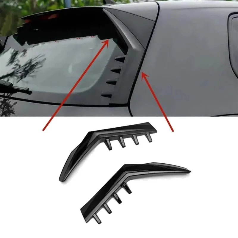 VTO For Iem For Rear window side spoiler body kit trim wing duck splitter Volkswagen Golf 8 MK8 GTI GTD TSI TD Pro GTI Rline 202
