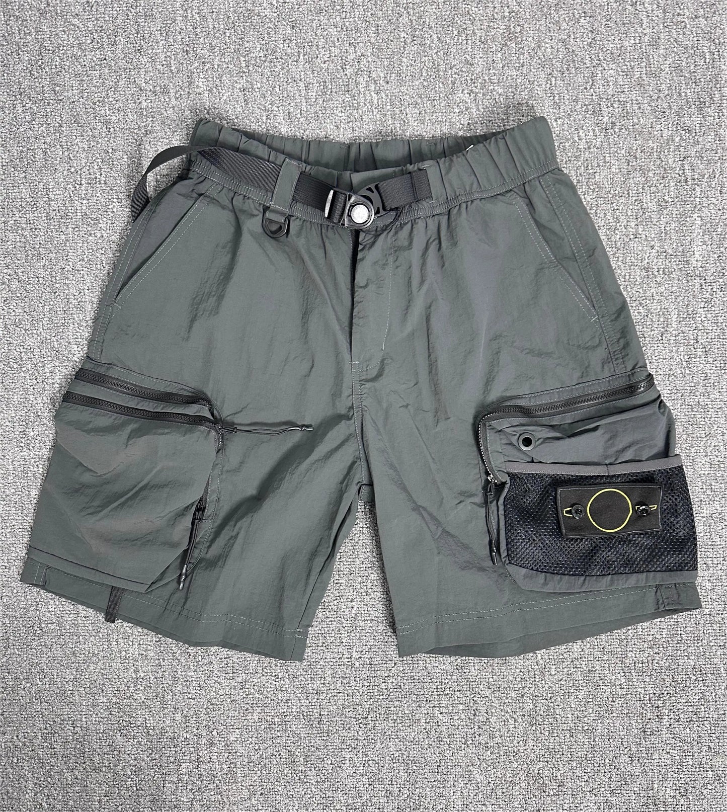 BPStone Self-Substitute Stone 24Ss Multi-Pocket Work Pants Waterproof Functional Loose Straight Outdoor Shorts