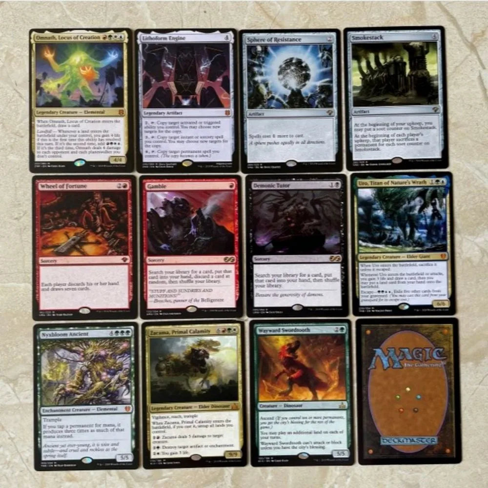 108 Pcs Black Core Cards P9 Dual Land Fetch Land Shock Lands MTG Cards