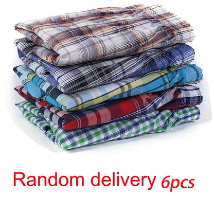 6Pcs/lot Cotton Men Underwear Comfortable Man Underpants Male Mens Boxers Men Panties for Shorts Boxershorts L-3XL