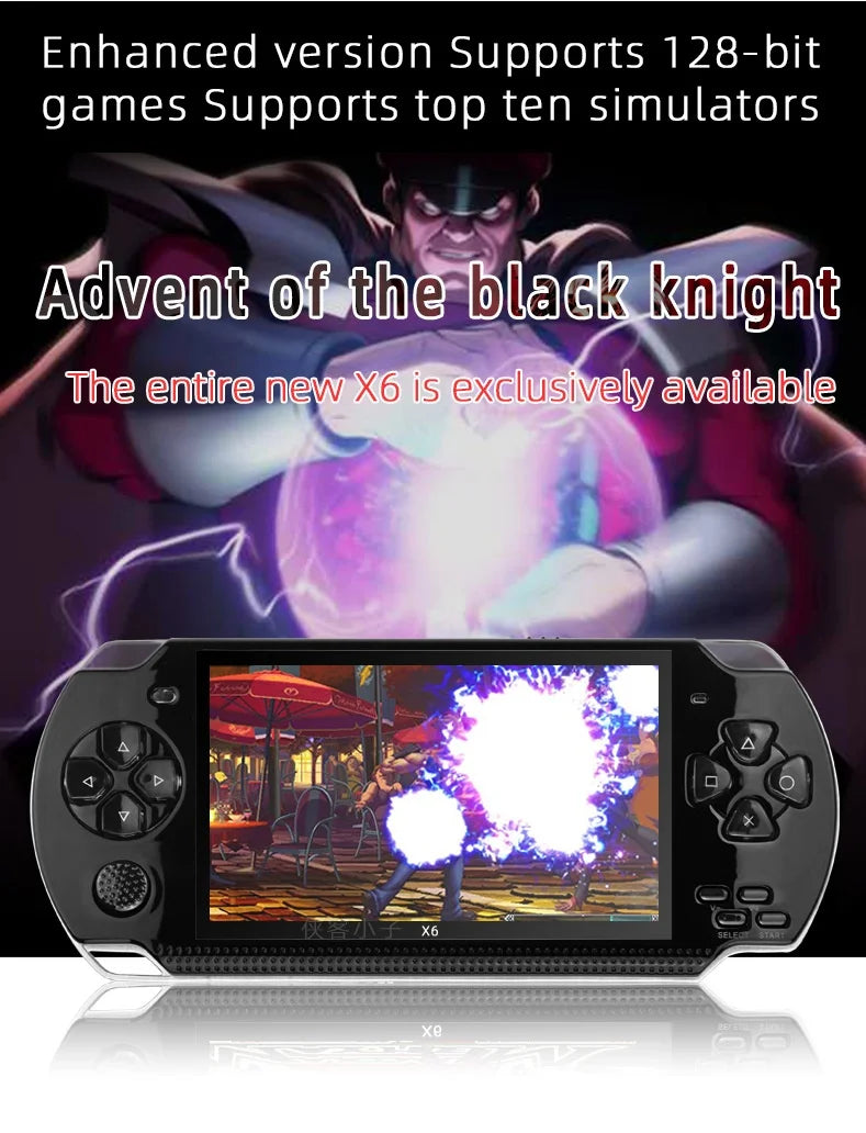 Psp 3000 X6 Consola 12 Types Of Simulators 10000 Arcade Games Retro Retro Arcade Console 4.3inch Ips Screen Video Game Toy Gift