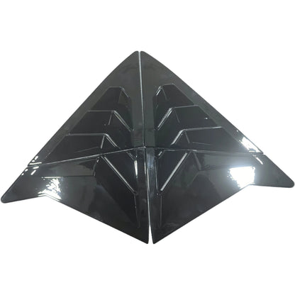 For Hyundai Elantra Avante Sedan 2011-2015 Rear ABS Carbon Fiber Side Vent Window Scoop Louver Trim Cover Auto Accessories