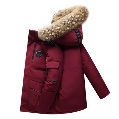 2026 Hiking, Camping, Fishing, Outdoor Mountain Climbing, Traveling, Outings, Self-driving, Ice Sports, Short Hooded Down Jacket