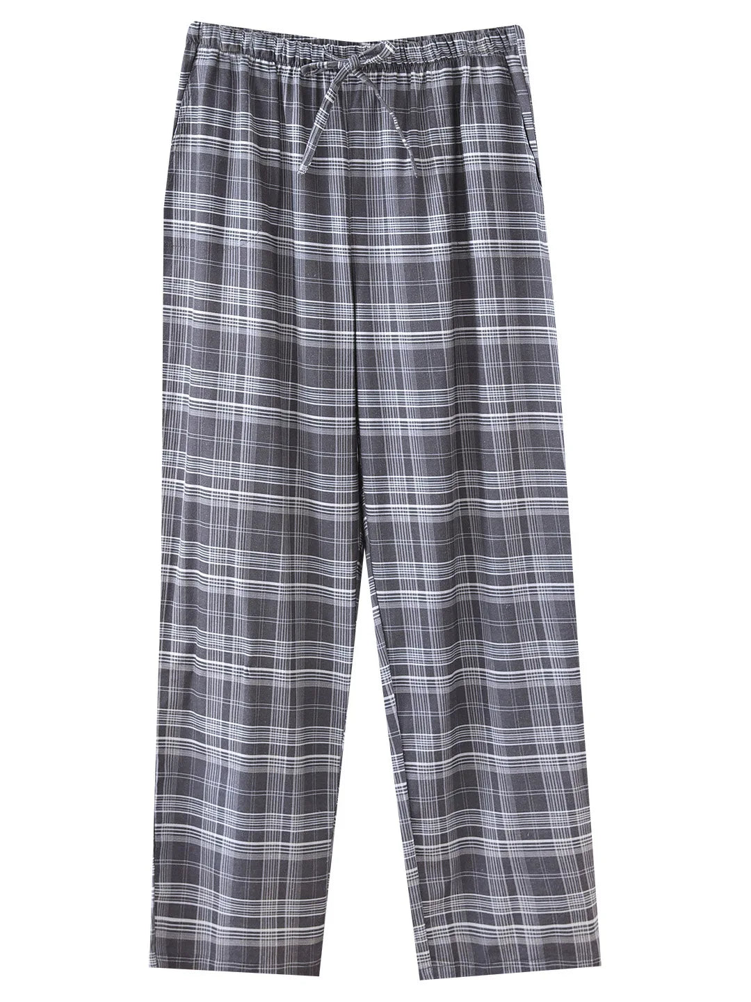 Men's Loose Fit Cotton Flannel Spwear Long Pants Home Leisure Comfortable Warm Outerwear Autumn Winter Spring Cotton Velve...