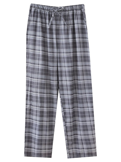 Men's Loose Fit Cotton Flannel Spwear Long Pants Home Leisure Comfortable Warm Outerwear Autumn Winter Spring Cotton Velve...