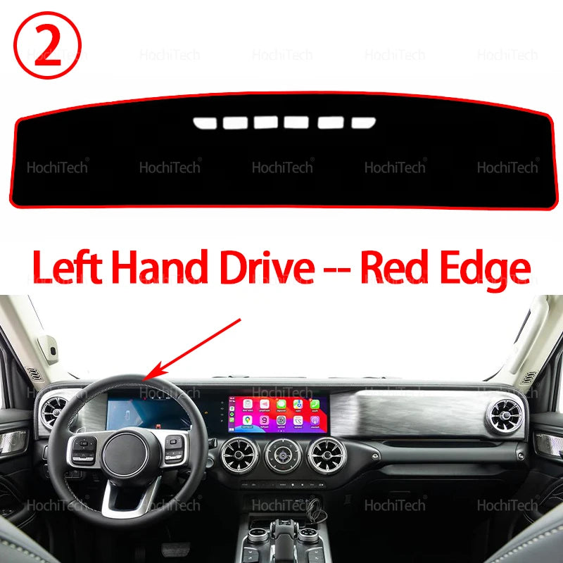 Car Dashboard Cover Avoid Light Pad Sun Shade Anti-UV Carpets Non-Slip Mat for GWM TANK 300 2022 2023 2024 Interior Accessories