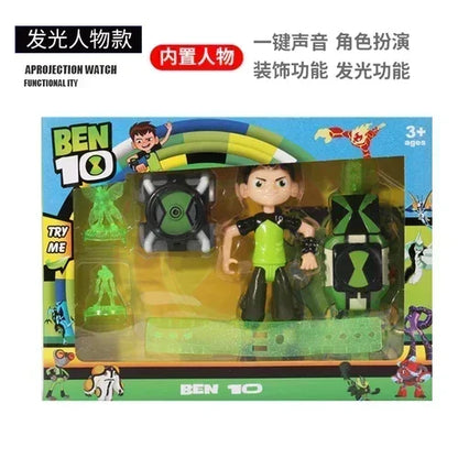Ben10 Omniverse Action Figures Omnitrix Ben Tennyson Projection Watch Sound Light Doll Model Collect Ornaments Gifts Toy