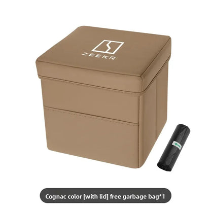 Suitable for ZEEKR 007gt 7X zeekr 001 009 Zeekr 9x mix car trash can and folding storage box for car interior