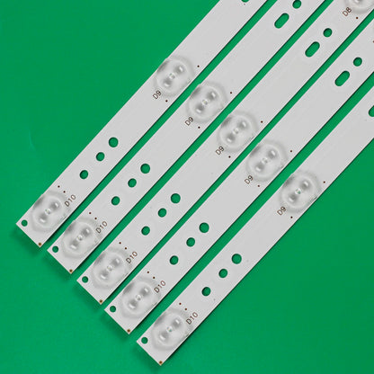 5pcs/lot 10leds LED backlight bar for 43" TV 43CH6000 le43s5970 TPT430US TPT430H3 LB-PF3528-GJD2P5C435X10-B GJ-2K16-430-D510-V4