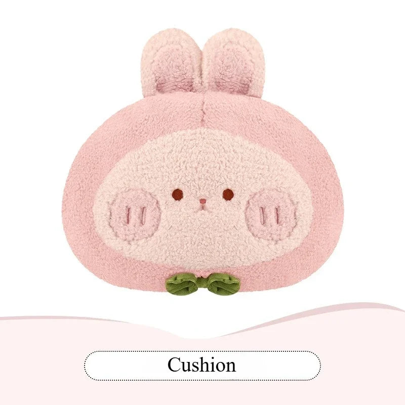 Bear Plush Seat Cushion Cover Universal Skin-Friendly Cute Soft Car Pillow Case Autumn Winter Decorative Seat Accessories