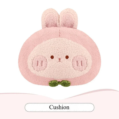 Bear Plush Seat Cushion Cover Universal Skin-Friendly Cute Soft Car Pillow Case Autumn Winter Decorative Seat Accessories