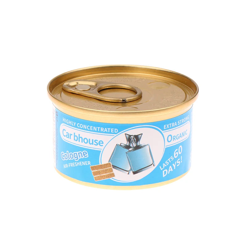 Creative Car Aromatherapy Wooden Blocks Canned Deodorizing Fiber Air Freshener Coffee Fruits Flavor Interior Deodorant Supplies