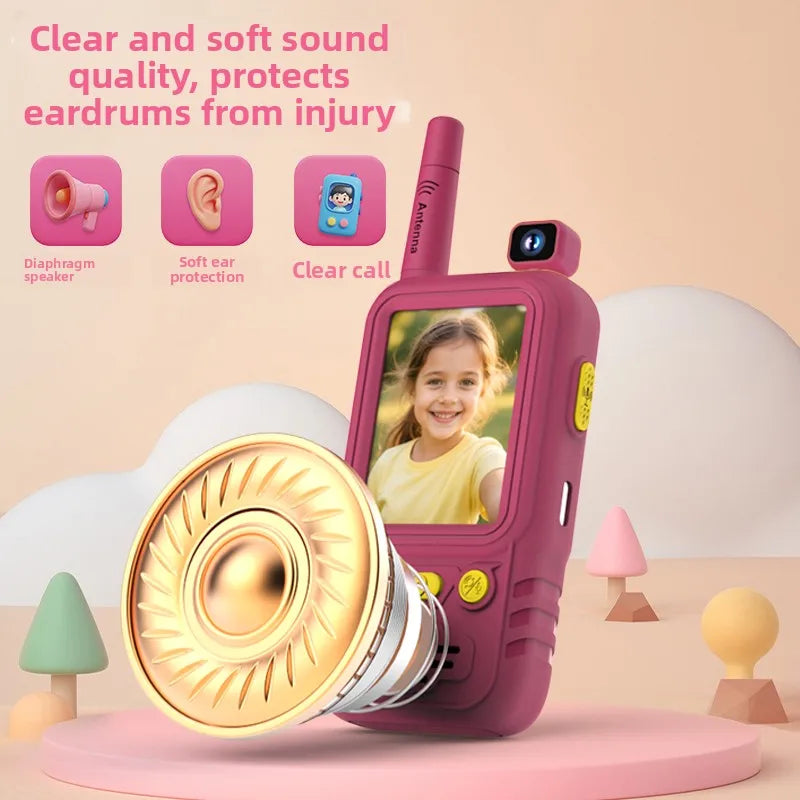 Rotate Camera Kids' Electronic Toys Walki Takie Walkkies Talkies for Children Walkie Talkie Novelty Toy Walkie-talkie Children's