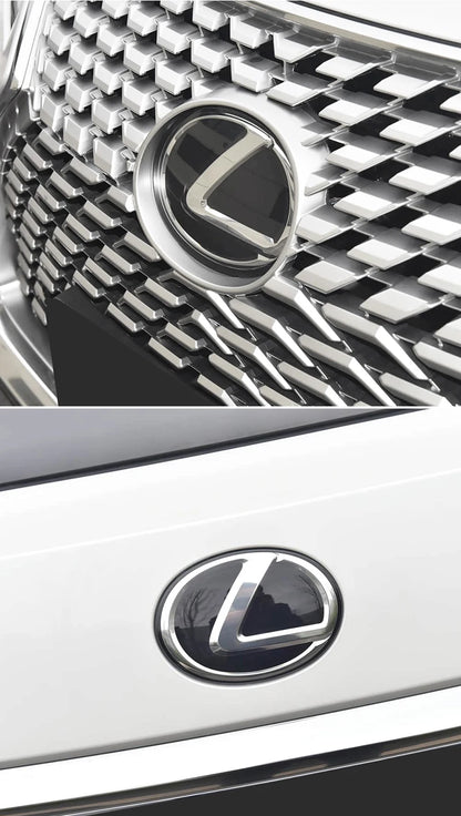 Car Logo Front Grill Emblem Badge Hood Trunk Rear Logo Badge Emblem For Lexus F SPORT ES UX 300e GX LBX NX RX 350h 450h GS CT