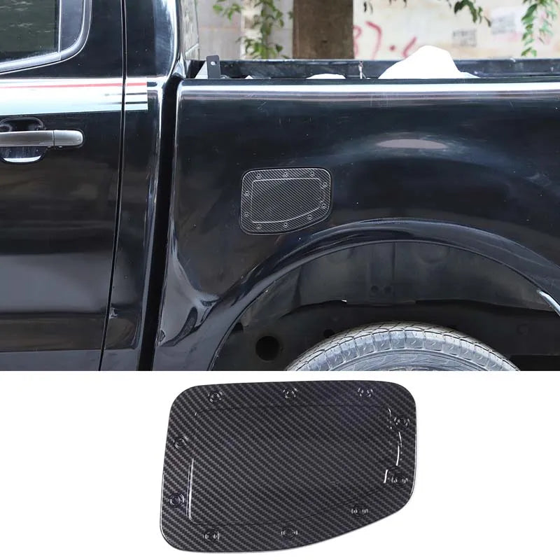 ABS Carbon Fiber For Ford Ranger Wildtrak 2015-2021 Car Center Control Shift Panel Steering Wheel Glass Lift Frame Sticker