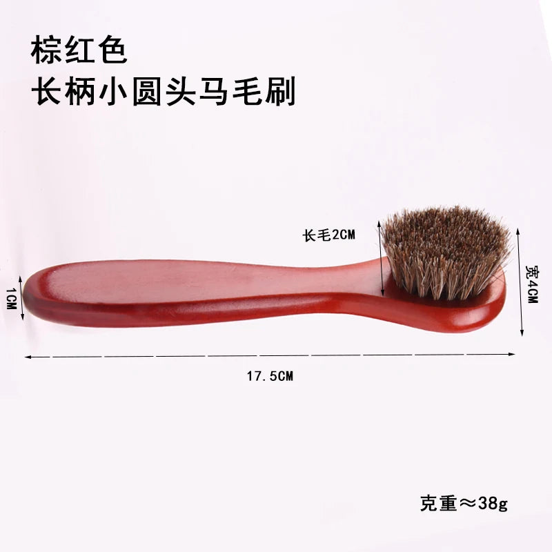 High-End  Hair Brush for Shoe And Leather Cleaning Polishing Soft Fine Bristles Dust Removal Multi-Functional Shoe Cleaner