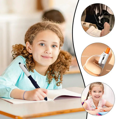 Water Gun Pen Ballpoint Pen Prank Novelty Gadgets for Kids Party Favors 2 in 1 Funny Prank Retractable Pens with Water Spray Pen