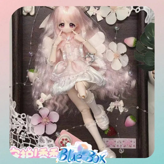 Genuine Guardian Xiangxiang 1/6 Scale Hand-Rooted Hair BJD Blind Box Posable Ball Joint Doll Cute Trendy Desktop Ornament