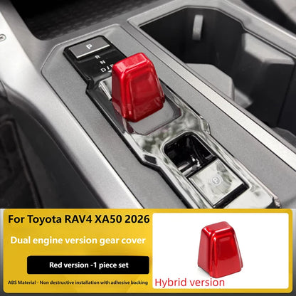 For Toyota RAV4 XA60 2026 ABS Red Gear Shift Cover Trim Central Control Strip Air Outlet Trim Interior Decoration Accessories