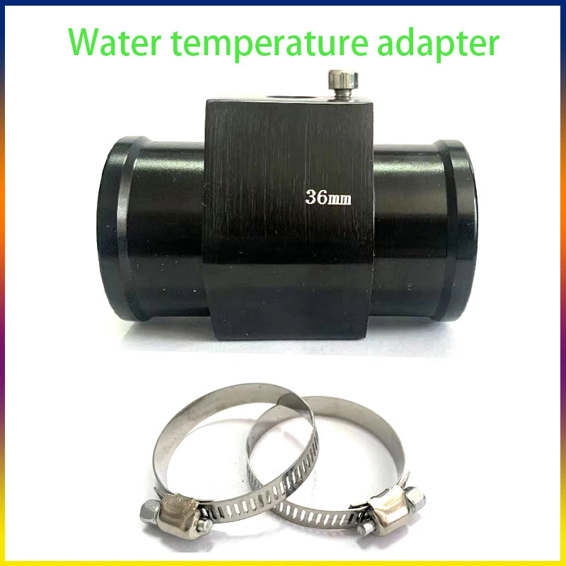 Water Temperature Sensor Head Joint Sensor Radiator Adapter 1/8NPT 12V 24V Digital Water Temperature Gauge Voltmeter