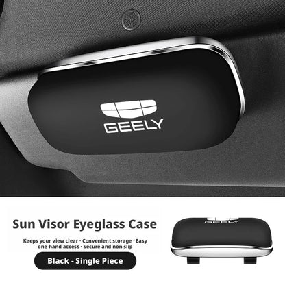 Compatible with Geely Galaxy L7 eyewear case L6/E5/Starship 7EMi car sunglasses holder, car sunshade storage box.